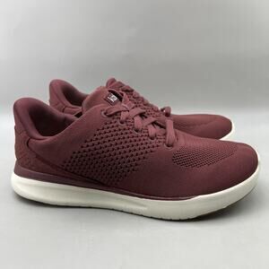 Kizik Lima Shoes Women Size 8.5 4E X-Wide Red Mesh Comfort Athletic Sneakers